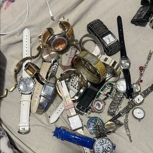 Elegant Gold and Silver Women's Watch